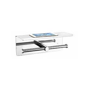 Euronics Stainless Steel Twin Paper Holder EPH10 (With Mobile Holder)