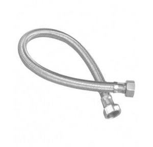 Yash Stainless Steel Connection Pipe 12mm Length 1.5 Ft With Both Side Connector