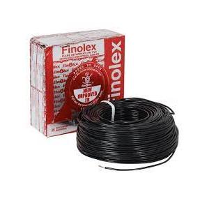 Finolex PVC Insulated Unsheathed Flexible Cable 1 Sqmm 1 Core 100 Mtr Black