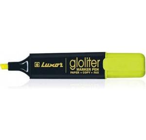 Luxor Gloliter Highlighter Yellow Pack of 10