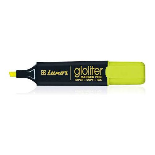 Luxor Gloliter Highlighter Yellow Pack of 10
