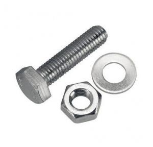 SS Nut Bolt 8 mm x 65mm With Washer