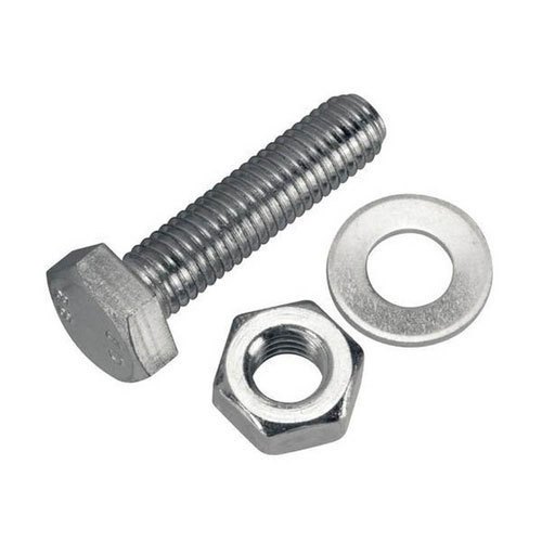 SS Nut Bolt 8 mm x 65mm With Washer