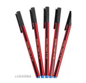 Nataraj Use and Throw Ball Pen Red (Pack of 5pcs)