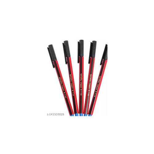 Nataraj Use and Throw Ball Pen Red (Pack of 5pcs)