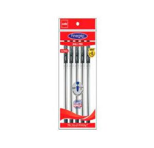 Cello Fine Grip Ball Pen 0.7 mm Black (Pack of 5)