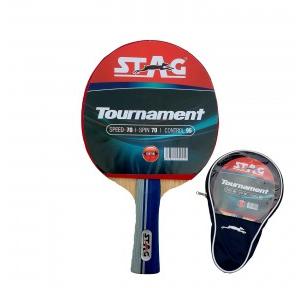 Stag ITTF Approved Rubber Tournament Table Tennis Racket 1 Nos