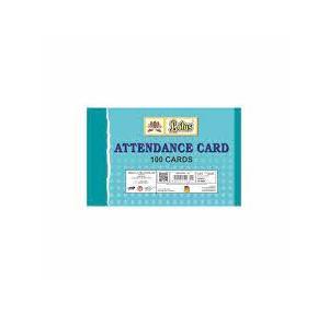 Lotus Attendace Card (Pack of 100 Cards)