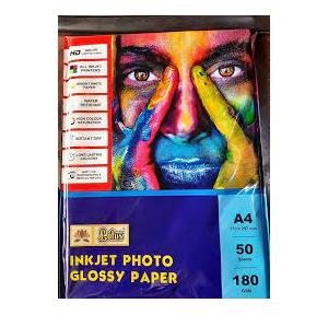 Lotus Inkjet Phot Glossy Paper A4 Size 180GSM (Pack of 200 Sheets)