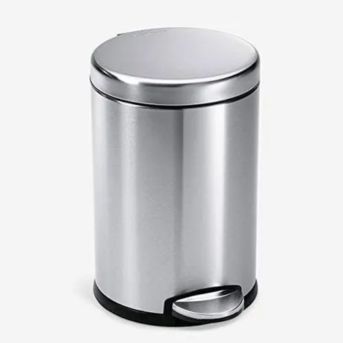 Pedal Dustbin SS202 20 Ltr 19x12 Inch