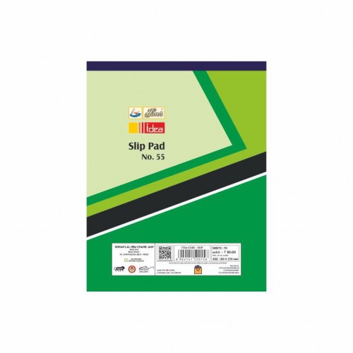 Hans Idea Writing Pad No 55 1/4 54 GSM 70 Sheets