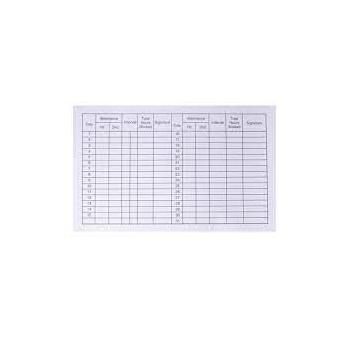 Trison Attendance Card (Pack of 100 Cards)