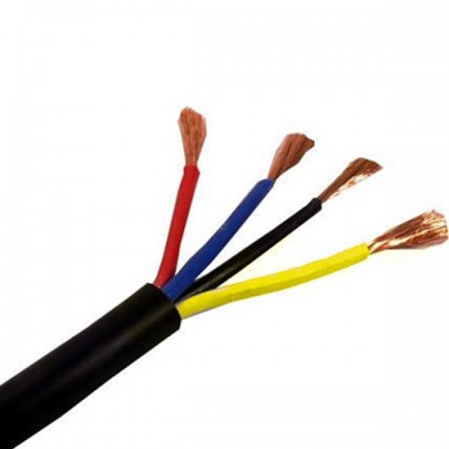 Finolex PVC Insulated Sheathed Flexible Cable 4 Sqmm 1 Core FR Black 1 Mtr