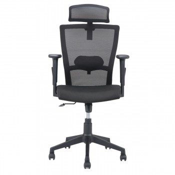 Nilkamal Hexon High Back Chair with Adjustable Armrest (Black) Dimension: 99.5 X 65.5 cm