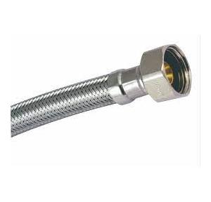 Yash Stainless Steel Connection Pipe 12mm Length 2 Ft With Both Side Connector