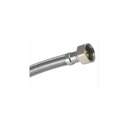 Yash Stainless Steel Connection Pipe 12mm Length 2 Ft With Both Side Connector