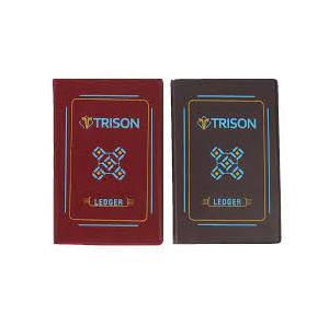Trison Ledger (Plastic Cover) Pocket Size Quire 1 (128 Pages)