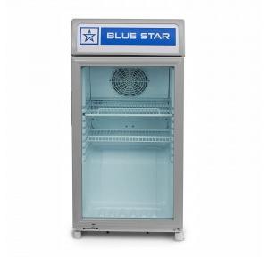 Blue Star Single Door Visi Cooler VC95A Capacity 95 Ltrs 2 shelves White