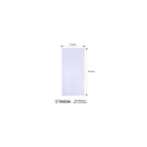 Trison White Envelopes (100GSM) 11 x 5 (Pack of 1000Pcs)
