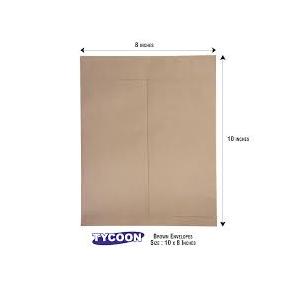 Tycoon Envelope Brown Non-Laminated 80 GSM 10 x 8 inch Pack of 100