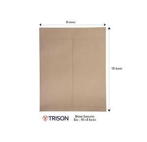 Trison Brown Envelopes (100GSM) Size 10 x 8 (Pack of 1000Pcs)