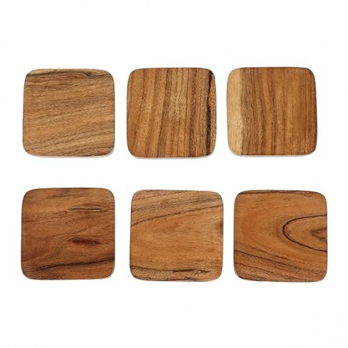 Plain Square Tea Coaster 4x4 Inch (Pack of 6 Pcs)