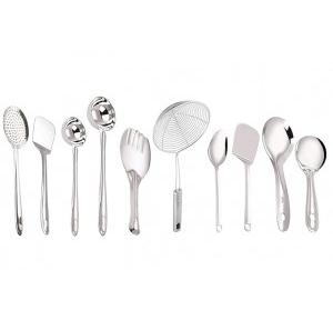 Stainless Steel Cooking and Serving Spoon Set 10 Pieces