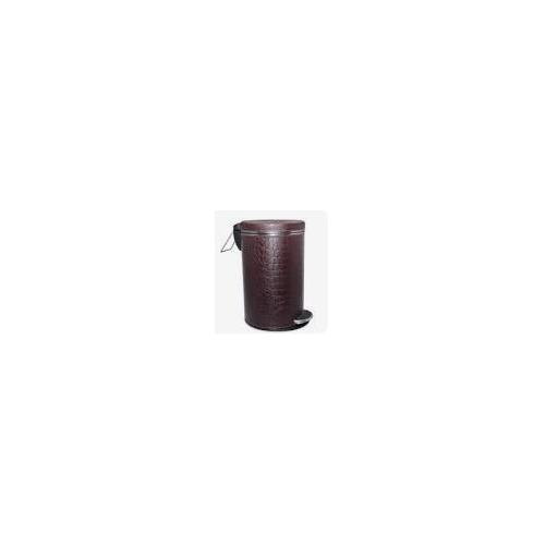 Pedal Dustbin Medium Size Black Color Coated SS202 11 Ltr 14x10 Inch
