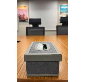 Maspar Rebecca Grey Tissue Box Holder Dimension 25.5 X 11.4 X 10.8 CM