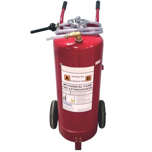 Armour Mechancial Foam Trolley mounted Fire Extinguisher, 50 Ltr