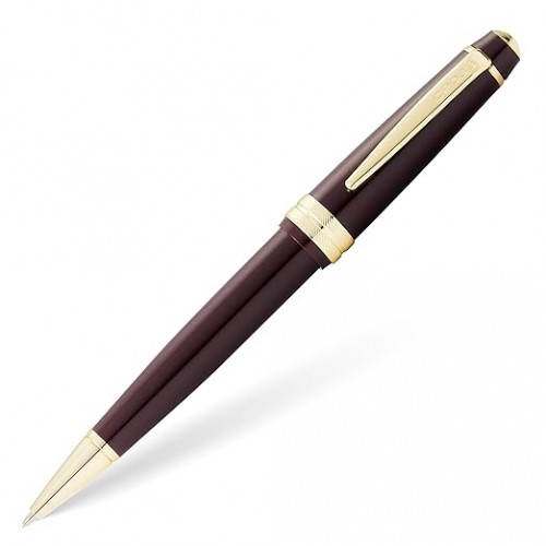 Cross Bailey Ligh Polished Burgundy Resin and Gold Tone Ballpoint Pen