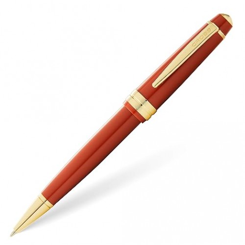 Cross Bailey Light Polished Amber Resin and Gold Tone Ballpoint Pen AT0742-13