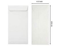 Trendy White Envelope White Non-Laminated 60 GSM 10x4.5 Inch