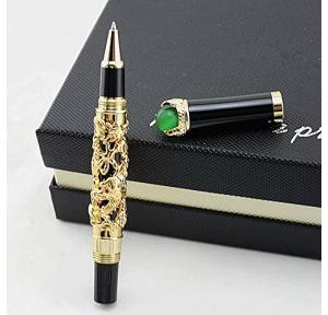 Hayman Jinhao Dragon Series 24CT Gold Plated Premium Limited Edition Roller Ball Pen With Gift Box (Pen 192)