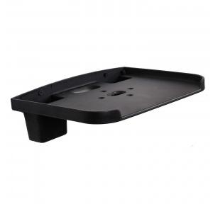Plastic Set Top Box Stand Wall Mount Type and Remote Holder (Black)