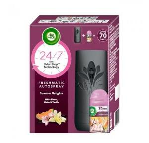 Airwick Freshmatic Automatic Air Freshener Kit (Automatic Spray + Summer Delights Refil-250ml)