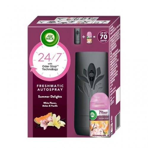 Airwick Freshmatic Automatic Air Freshener Kit (Automatic Spray + Summer Delights Refil-250ml)