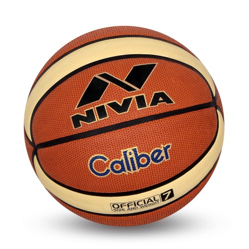 Nivia Caliber Rubber Basketball (Size:7)