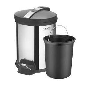 Mintage Pedal Dustbin PBR-12 SS 10x15 inch