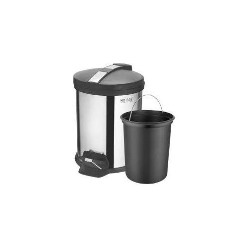 Mintage Pedal Dustbin PBR-12 SS202 12 10x15 inch
