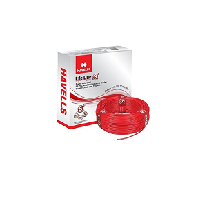 Havells  Lifeline 1 Sqmm Single Core HRFR PVC Insulated Industrial Cable 90 Mtr