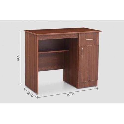 Computer Table Elite PLPB Wood Laminated 18 MM Walnut Finish D90xW61xH73.7 CM