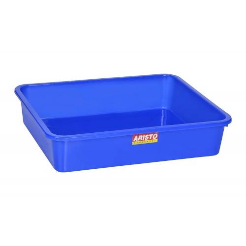 Aristo Plastic Tray 102 Rectangular Shape Multipurpose Organizer Size: 32Lx26Wx6.8H CM 4500ml (Color: Blue, Red and Green)