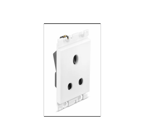 Honeywell Socket BW424SCW 2M Synthetic Chalk White 6/16A 3 Pin