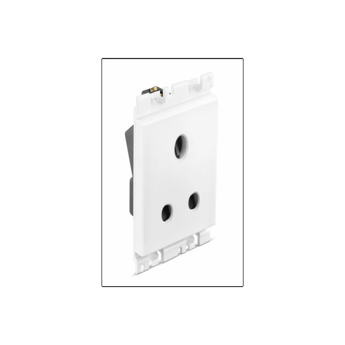 Honeywell Socket BW424SCW 2M Synthetic Chalk White 6/16A 3 Pin