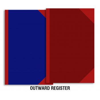 Trison Outward Register No.4 256 Pages 21.5 x 34 cm Pack of 4