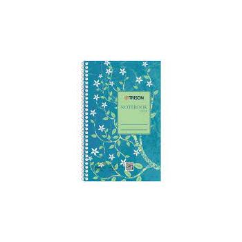 Trison Spiral Notebook No. 4 | 14x22 cm | 300 Pages (Pack of 5)