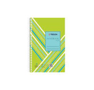 Trison Spiral Notebook No. 4/A4 (Pack of 5) 14x22 cm 300 Pages (5 Subject Separator) 65 GSM
