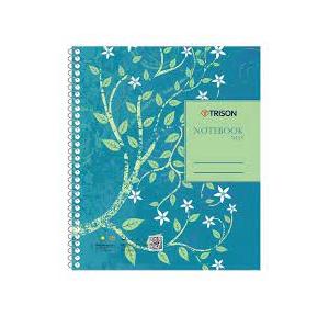 Trison Spiral Notebook No. 5/B5 (Pack of 10) 18.5x22 cm 100 Pages 65 GSM