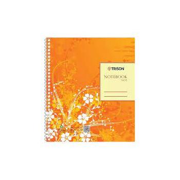 Trison Spiral Notebook No. 5 | 18.5x22 cm | 100 Pages (Pack of 10)